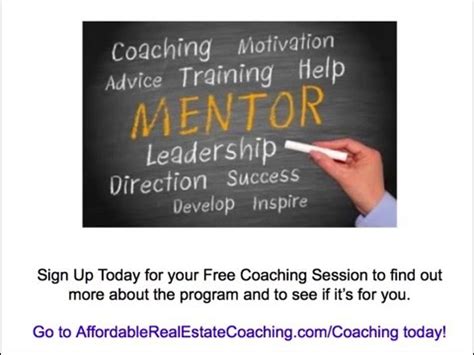 affordable real estate coaching.